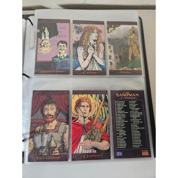 1994 Sandman Trading Cards Complete Set 1-90 - Picture 15 of 15